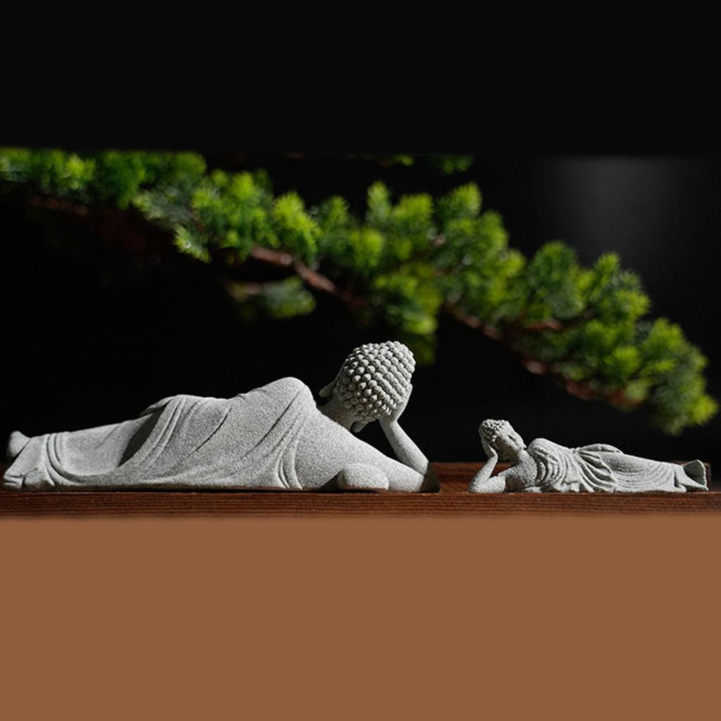 Reclining Buddha Statue for Meditation Decor Buddha Statue Figurine Spiritual Zen Decor Table Centrepieces Buddha Statue
