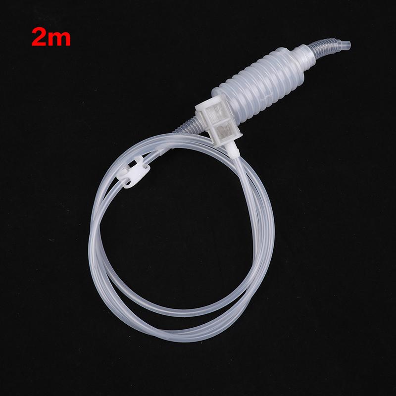 

2M/2.5M Полуавтоматический сифонный набор для домашнего пивоварения для виноделия, ручной сифонный фильтр, пищевая трубка, прозрачный для домашнего пивоварения 2m