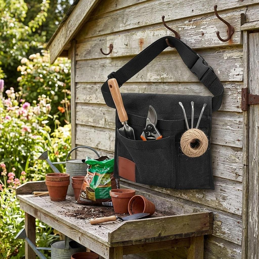 Gardening Tool Waist Bag Gardening Apron Portable Versatile Electrician Apron for Plumbers Gardeners Carpenter Woodworking