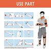 Lightweight Aluminum Splint Roll Emergency Rescue Splint Splint Fracture Fixed  Sports Home
