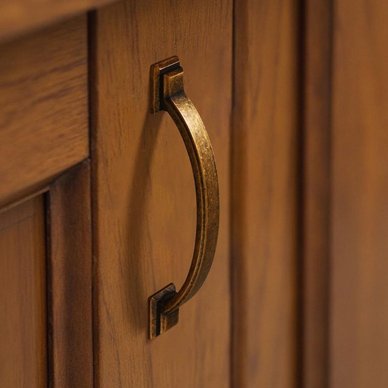 Pack Of 6 Cupboard Handles Elegant Design Strong Hardware Modern Classical Styles Suitable for Wardrobe Door & Drawers