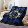 1PC Club Brugge KV Patterned Flannel Blanket Suitable For All Seasons for Home Decor Warmth and Comfort Gifts Holiday Present