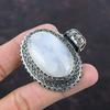 Colgante de piedra lunar arco iris colgante de piedra preciosa de alta calidad colgante de plata de ley 925 colgante vintage hecho a mano colgante de piedra lunar regalo de joyería para ella