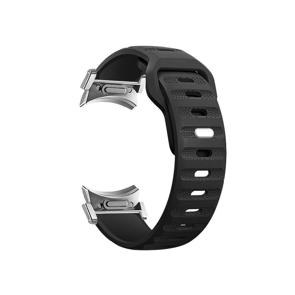 Classic Silicone Strap for Samsung Galaxy Watch 6/5/4 40mm 44mm 5Pro 45mm No Gaps Sport Band Galaxy Watch 6/4 Classic 43 47mm 42 46mm