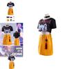 Kpop Demon Hunters Cosplay Costume For Stage Performance In Polyester Material
