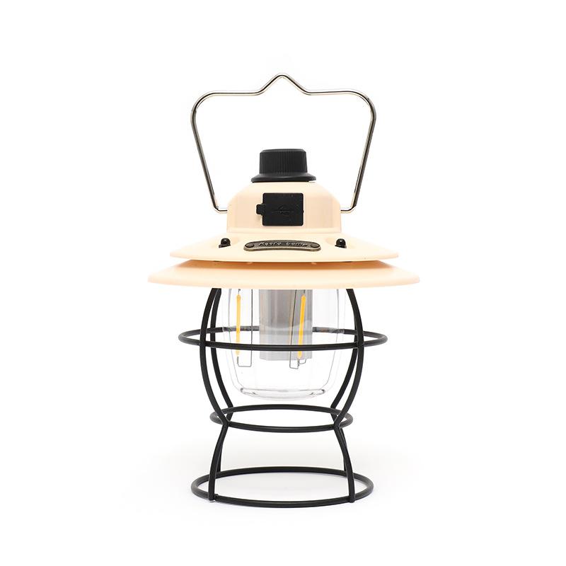 Retro Outdoor LED Light Three Modes Of Energy-saving Lighting Portable Waterproof And Dustproof Camping Light