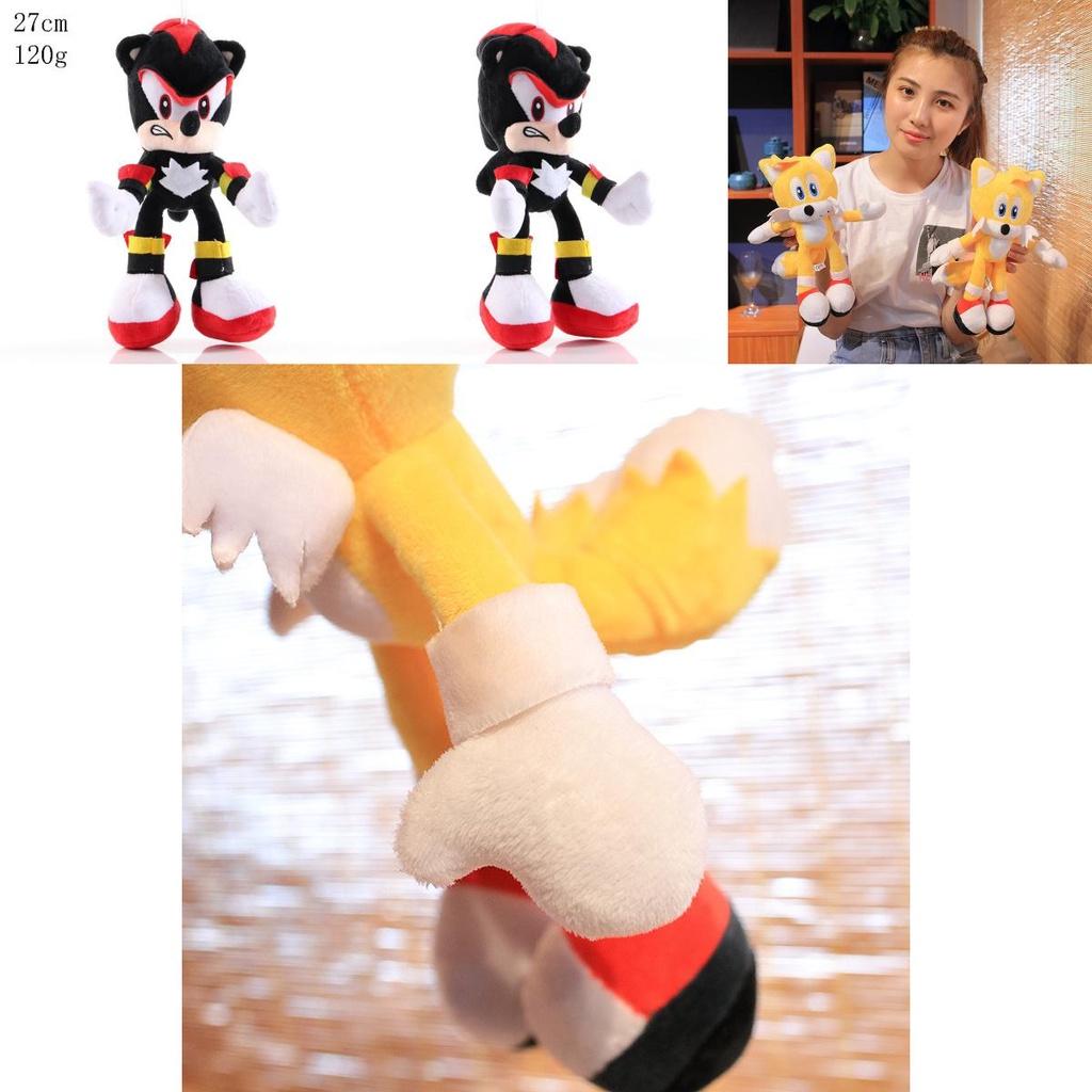 Adorable 28cm Sonic The Hedgehog Shadow Amy Rose Knuckle Tail Plush Toy For All Ages