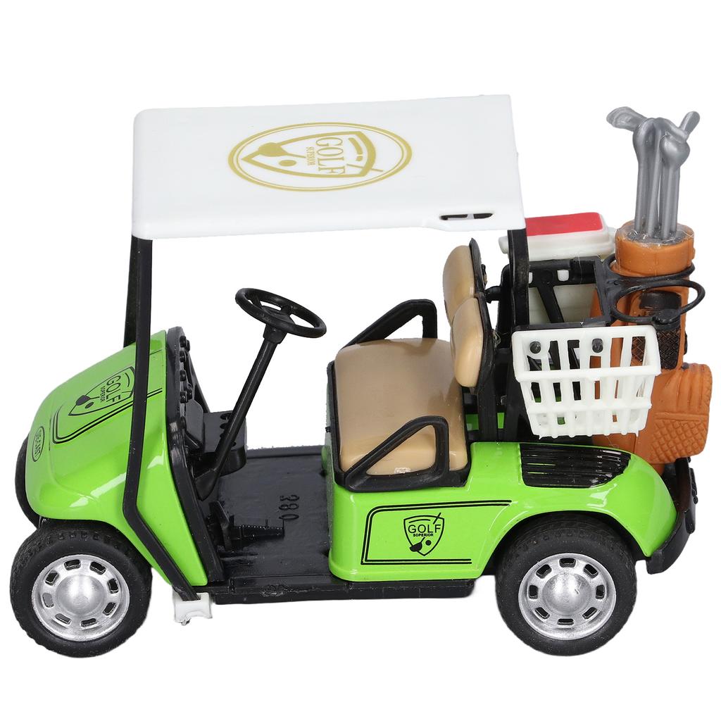 1:36 Alloy Action Cart Model Simulated Pull Back Car Toy Decoration Holiday Gift for ChildrenGreen