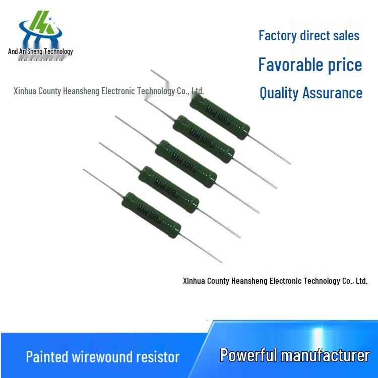 RX21 Green Painted Wirewound Resistor