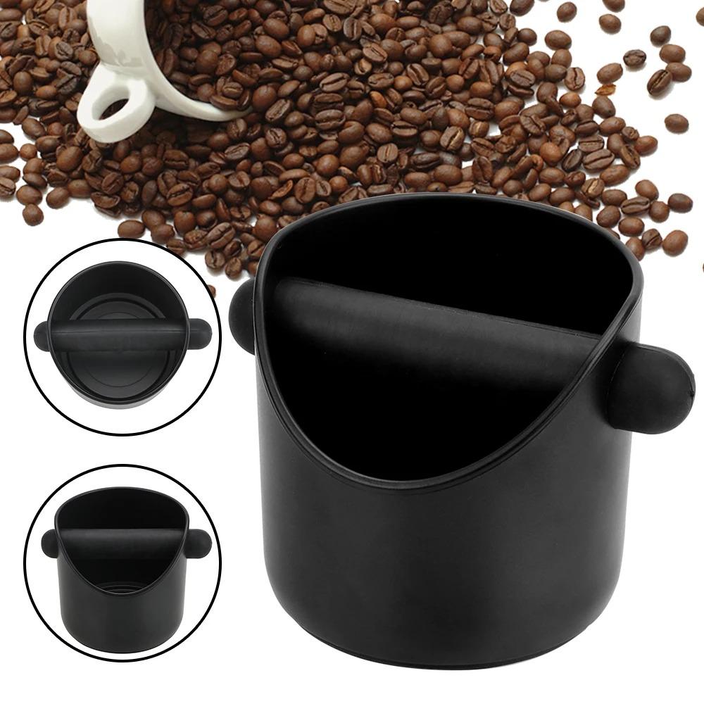 Coffee Knock Box Anti Slip Shock-absorbent Coffee Grind Dump Coffee Grind Knock Espresso Grind Dump Waste Bin Cafe For Barista