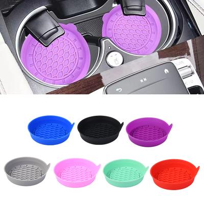 Car Water Cup Holder Pad Embedded Mat Car Accessory Scratchproof Bottle Holder Insert Coasters