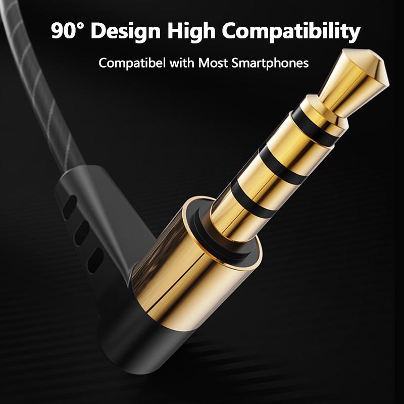 Fones de ouvido com fio HiFi para karaokê e microfone para canto e sala de estar, 3,5 mm AUX, graves pesados, cancelamento de ruído, 1,2 m, 3M, música KTV