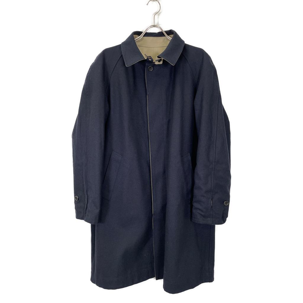 VAN JACKET RW-77502 Beige x Navy reversible soutien collar coat coat L Beige x navyUsed