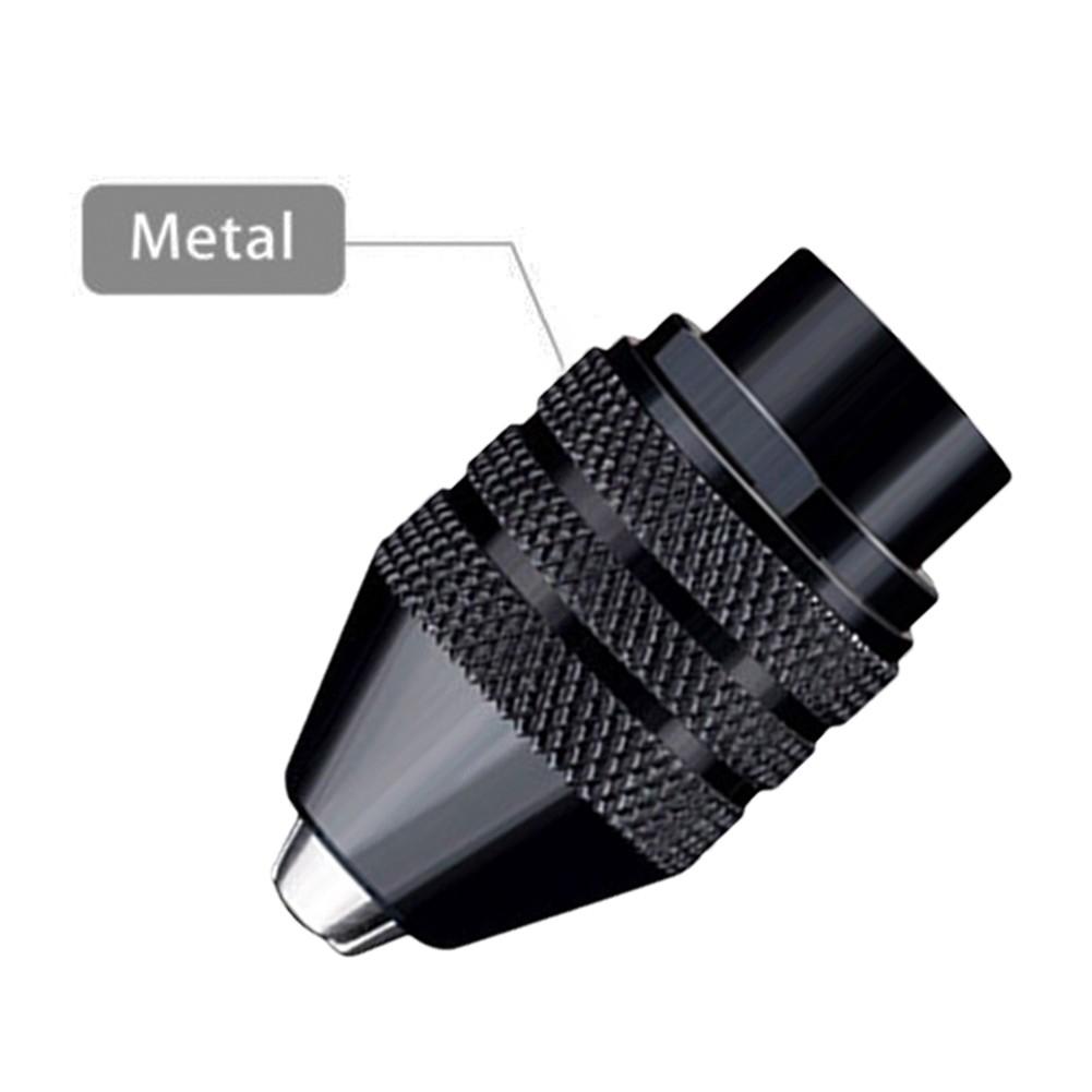 Parts Chuck For Rotary Tool 0.4mm-3.4mm Attachment Black Portable