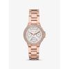 Mini Camille Pavé Rose Gold-Tone Watch MK6845