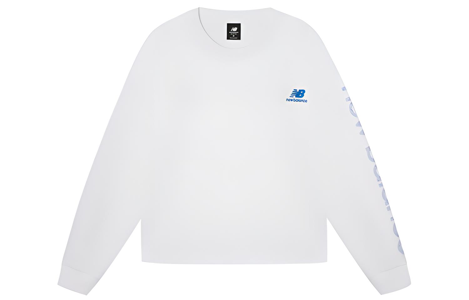 New Balance Lifestyle Casual Sweatshirt Women s White AWT11385-WT L