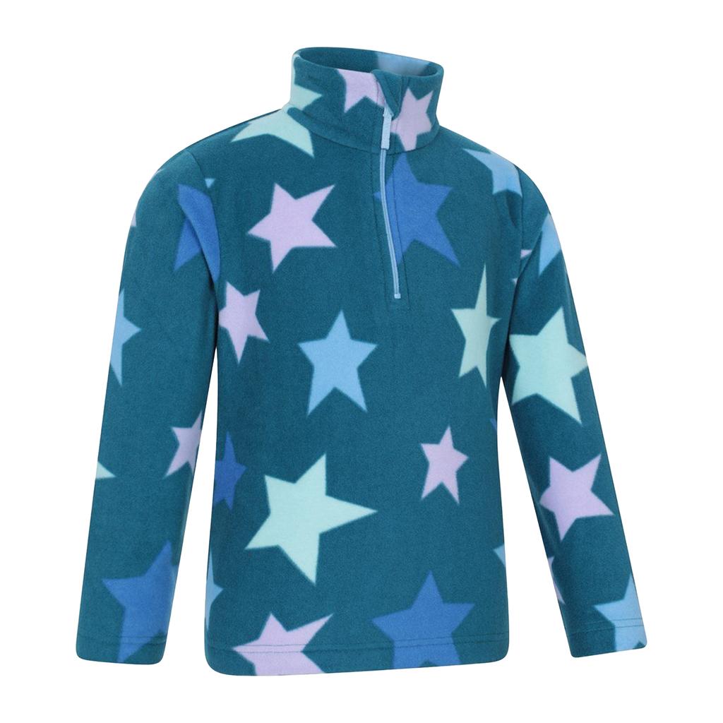 Mountain Warehouse Childrens/Kids Endeavour Star Microfleece Half Zip Fleece