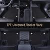 Eco-friendly, odorless, non-slip, wear-resistant TPE car mats for Zeekr 01, fully enclosed and integrated molding.