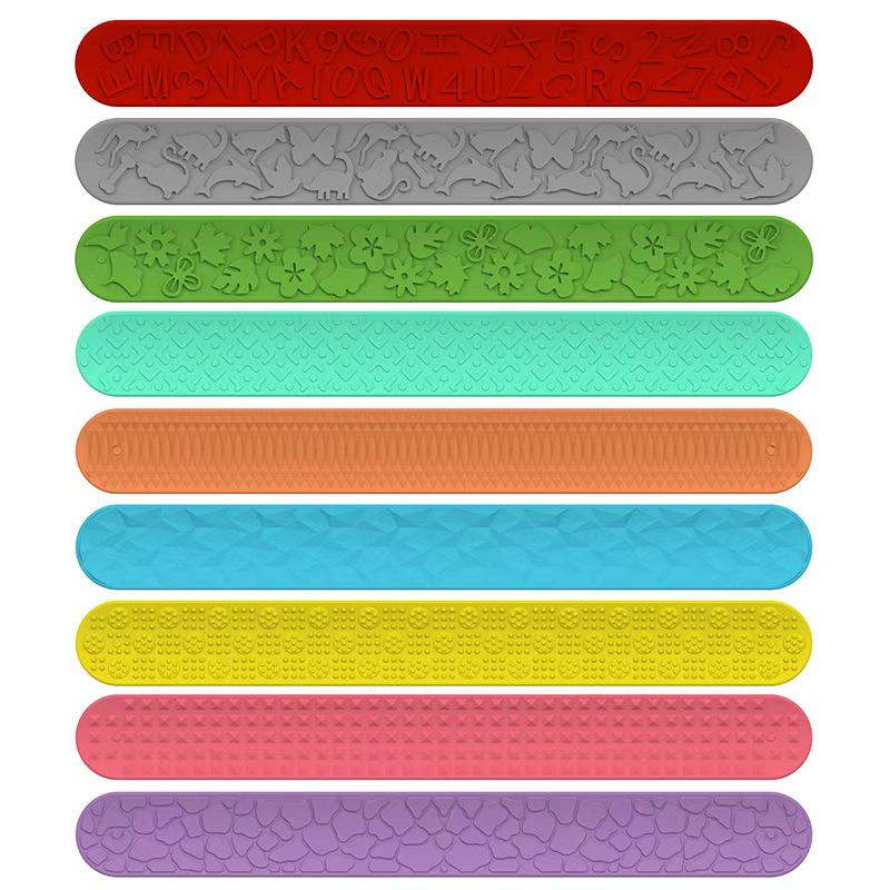 Silicone Sensory Fidget Slap Bracelets for Children's Stress Relief