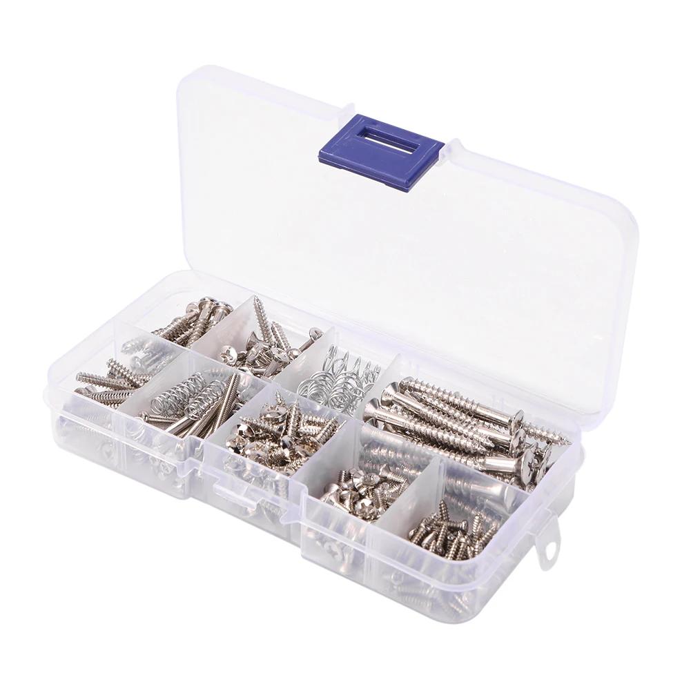 226pcs Professional Electric Guitar Screws for Pickguard Back Plate Mount Bolts DIY Luthier Tool Musical Instruments Parts