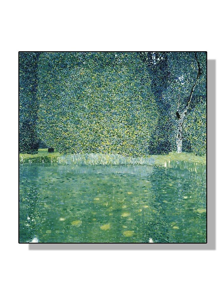 Gustav Klimt słynne obrazy kwiaty plakat z krajobrazem płótno malarstwo klasyczna reprodukcja Wall Art do pokoju Home Decor