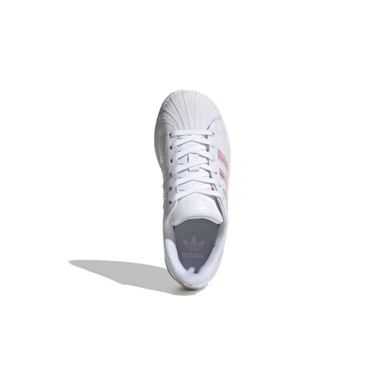 adidas Tênis Originals Superstar Cano Baixo Infantil para Skate Branco Radiação Crianças de 3 a 7 Anos FV3147