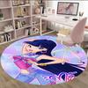 1pc Winx Club  Carpet, Round Rug, Comfortable, Suitable for Entryways, Living Rooms, Office, And Bedrooms, Christmas Decoration