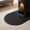 Heat Resistant Mat for Wood Stove under Grill Mats Outdoor Grill, Double-Sided Fireproof Pad Indoor Portable Pit Base Fireplace, Waterproof BBQ Floor