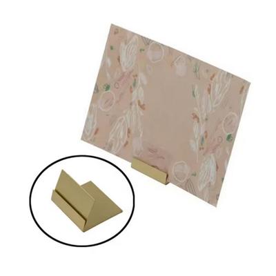 Place Card Holders Copper Table Number Stands Wedding Sign Elegant Message Name L Slant Display Stand