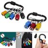Aluminum Bit Holder Keychain for Impact Drivers