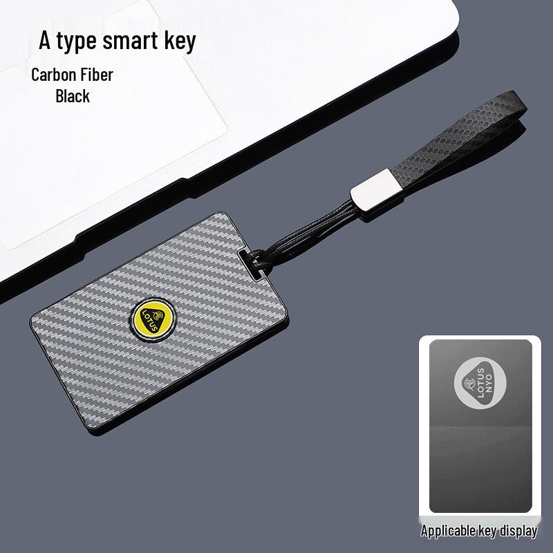 Lotus ELETRE/EMEYA Blumiger NFC-Kartenhalter Kohlefaser Autoschlüssel-Etui
