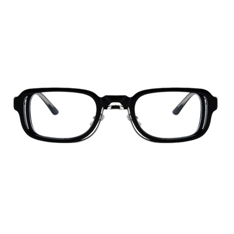 LOOKING4U Neoretro 5554 Newtro Ugly Horn-Rimmed Glasses C4 Silver