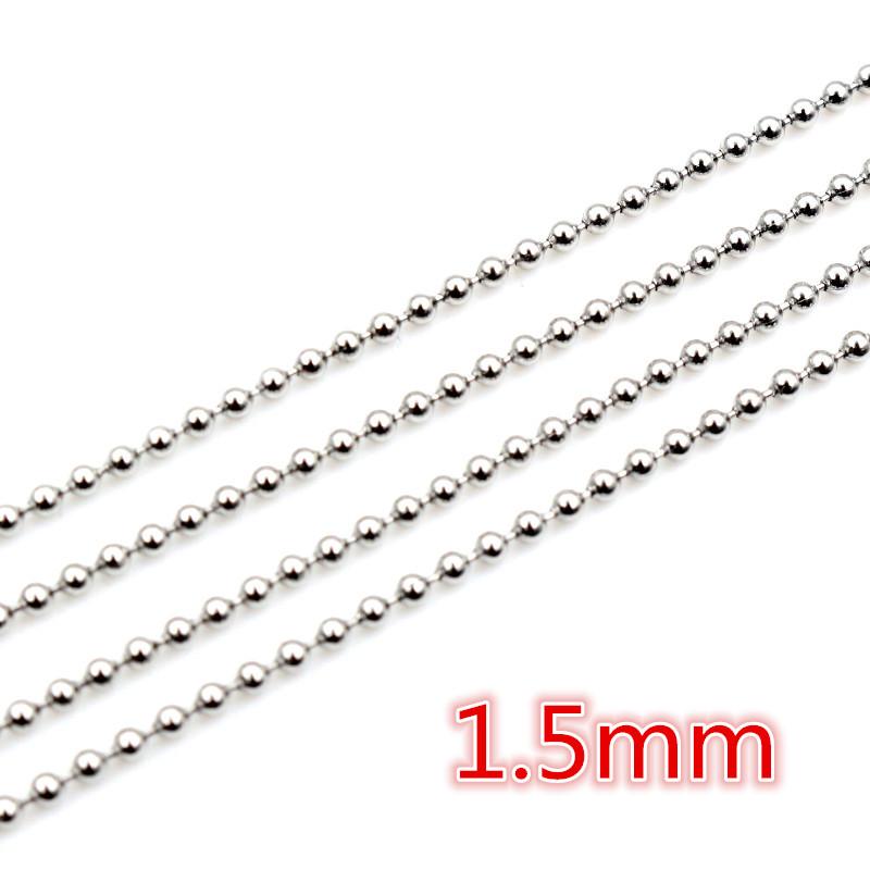 5 Meters/Lot Never Fade Stainless Steel Multi Styles Necklace Chains For DIY Jewelry Making Findings Accessories Handmade