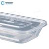 Jingcai Qiyuan Square Disposable PP Plastic Takeaway Food Containers