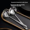 JD Original Spoon Set, Soup Ladle 304 Stainless Steel Tableware, Thickened And Deepened, Two-Piece Set
