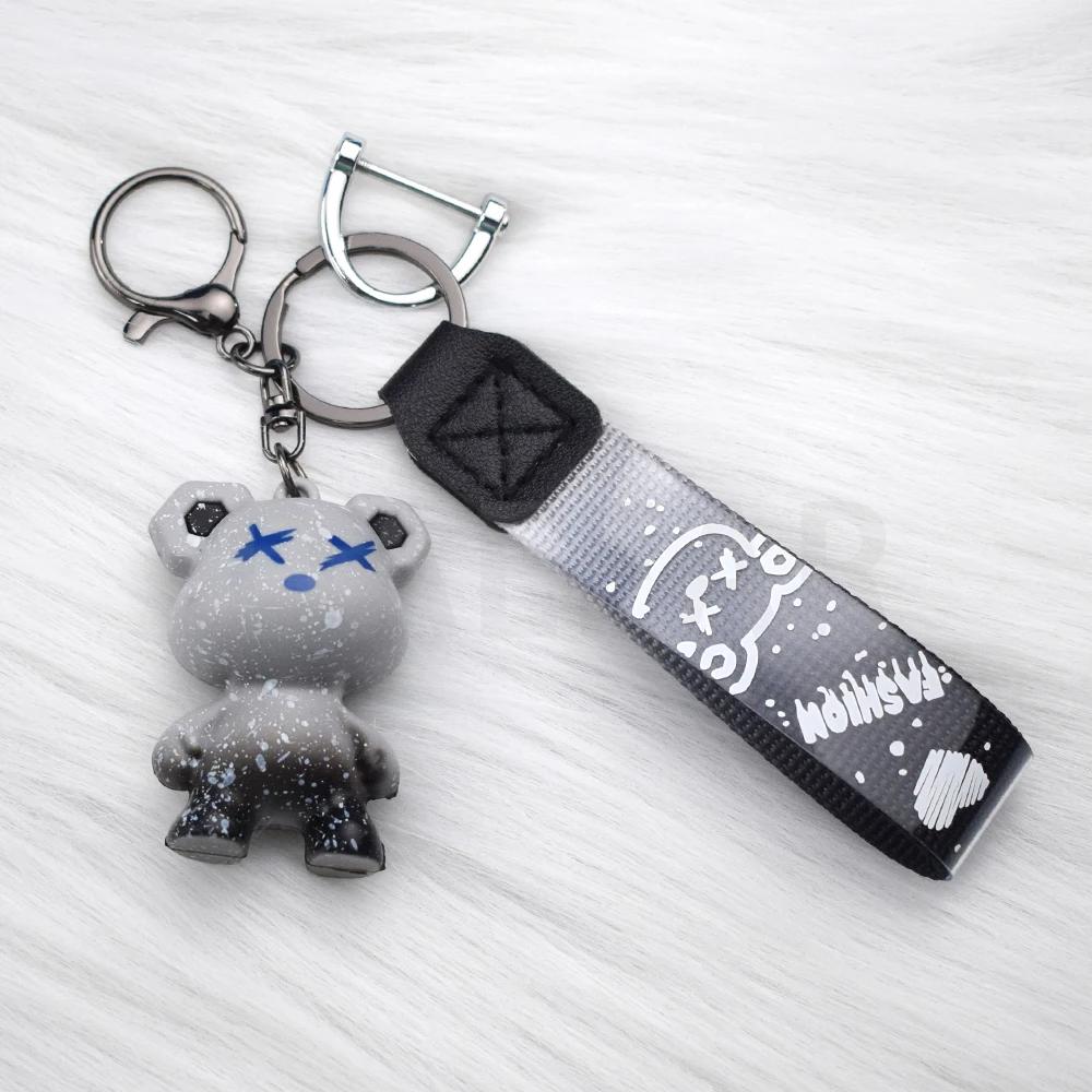 TPU Remote Key Case Cover For Korean Ssang Yong Key Case for SsangYong Kyron 2 Sanka Actyon Korando Tivoli Musso Keychain