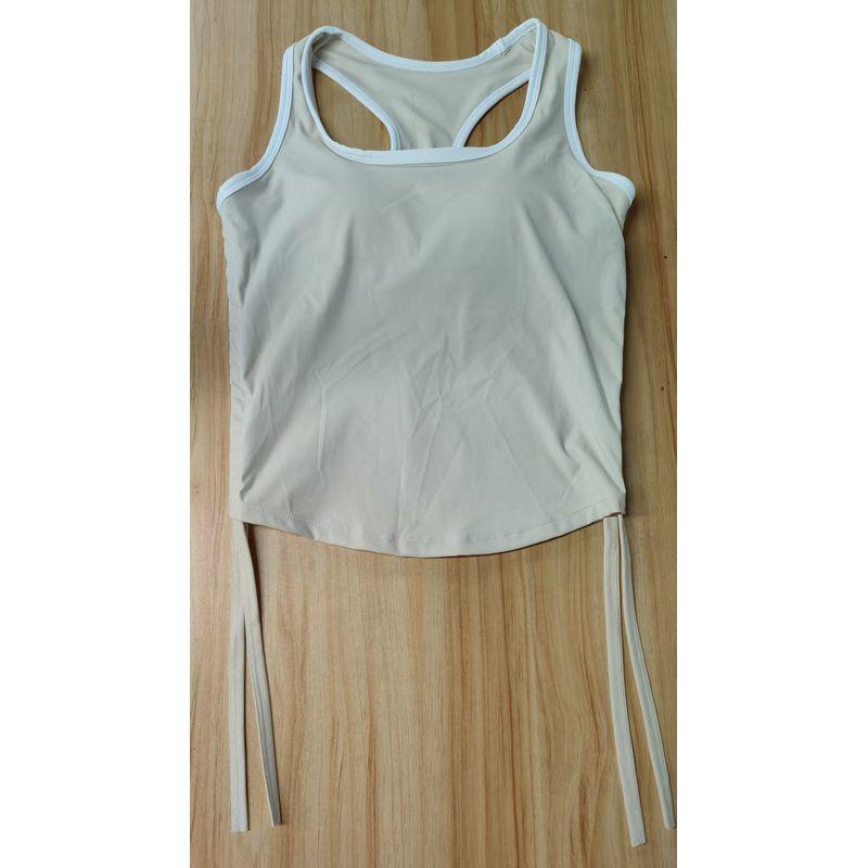 

нет. 140 Новый цельнокроеный чашечный I-образный контрастный цвет йога-ками женская верхняя одежда фитнес спорт бег бюстгальтер Ou Green L