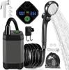 Portable Electric Shower Head Set for Outdoor and Home Use