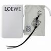 Great LOEWE Bag charm Anagram Keychain Keyring black leather Women C821232X02 Used