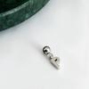 DIY Sliding Chain Alphabet Number Pendant Necklace Personalized Jewelry