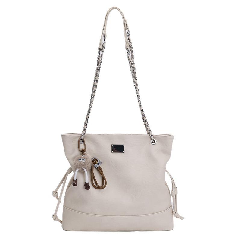 Retro Tragetasche, Damentasche, Pendlertasche mit großem Fassungsvermögen, neue Umhängetasche, einfache und modische Unterarm-Schultertasche.