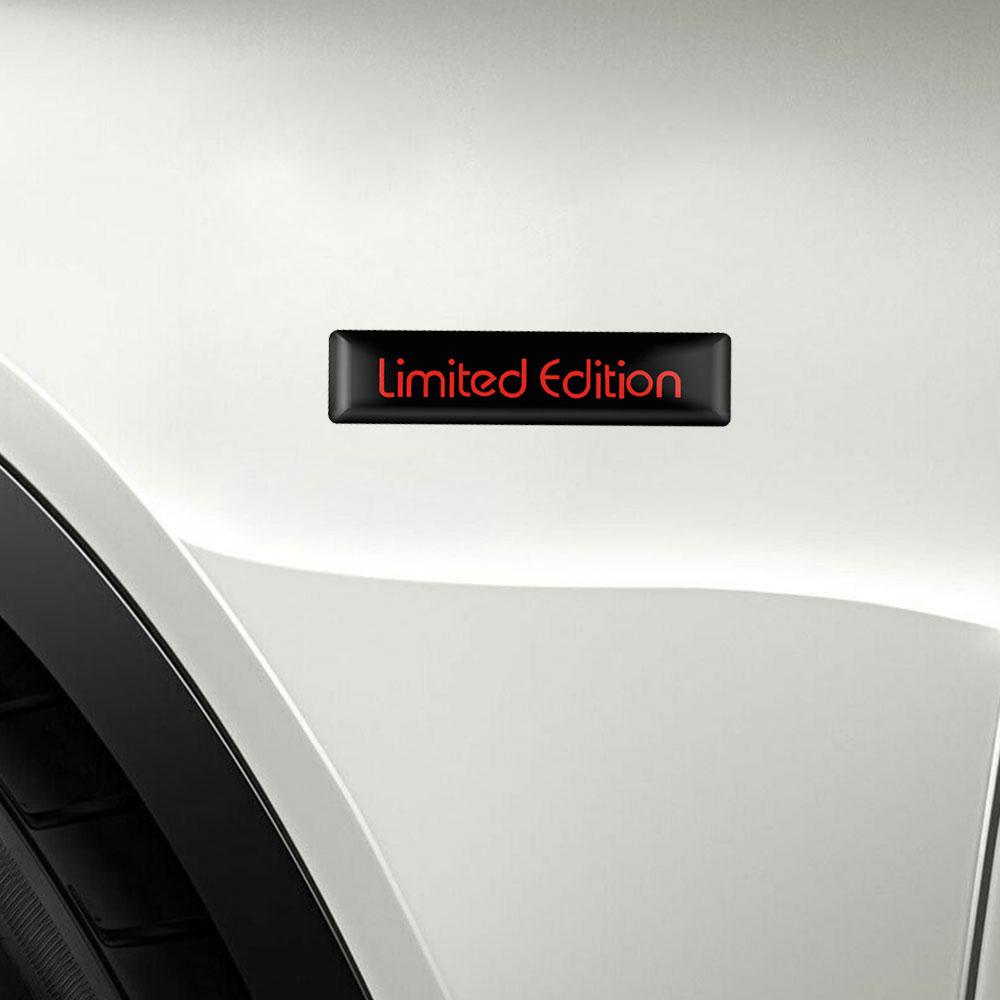 4x 3D samolepky na auto Emblém Limitovaná edice Styling Odznak Samolepka Samolepka na dveře nárazníku Kufr Karoserie Sidekor Samolepka Příslušenství