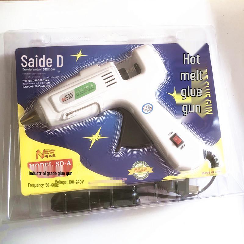 

Saide SD-A 60-100W Dual Power Hot Melt Glue Gun with 11mm Glue Sticks