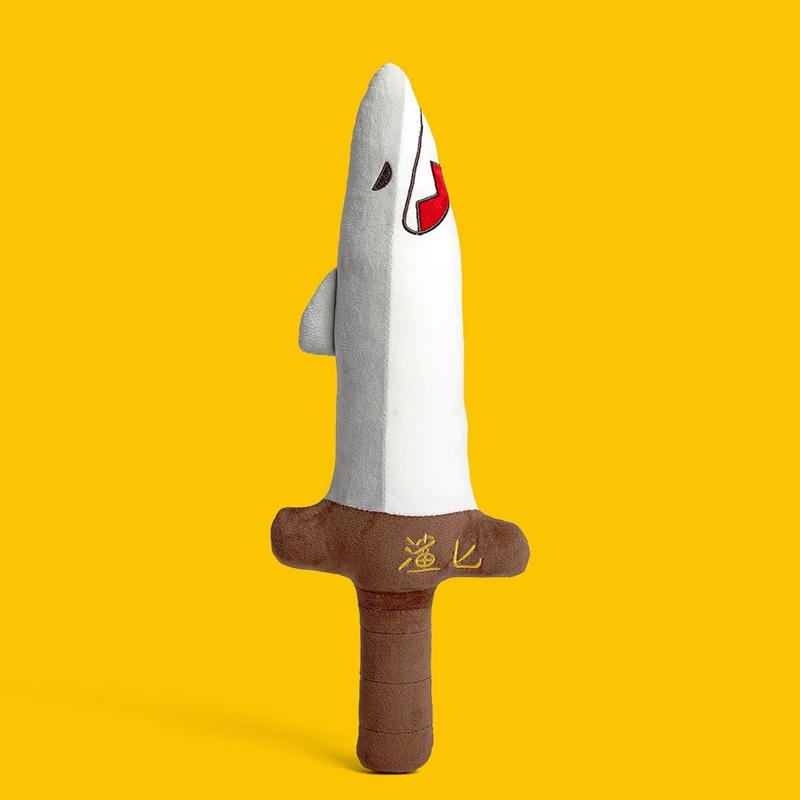 Shark Sword Shark Dagger Plush Toy Cute Funny Doll Pillow Children's Sword Playing Funny Cute Shark Theme Mat for Girls