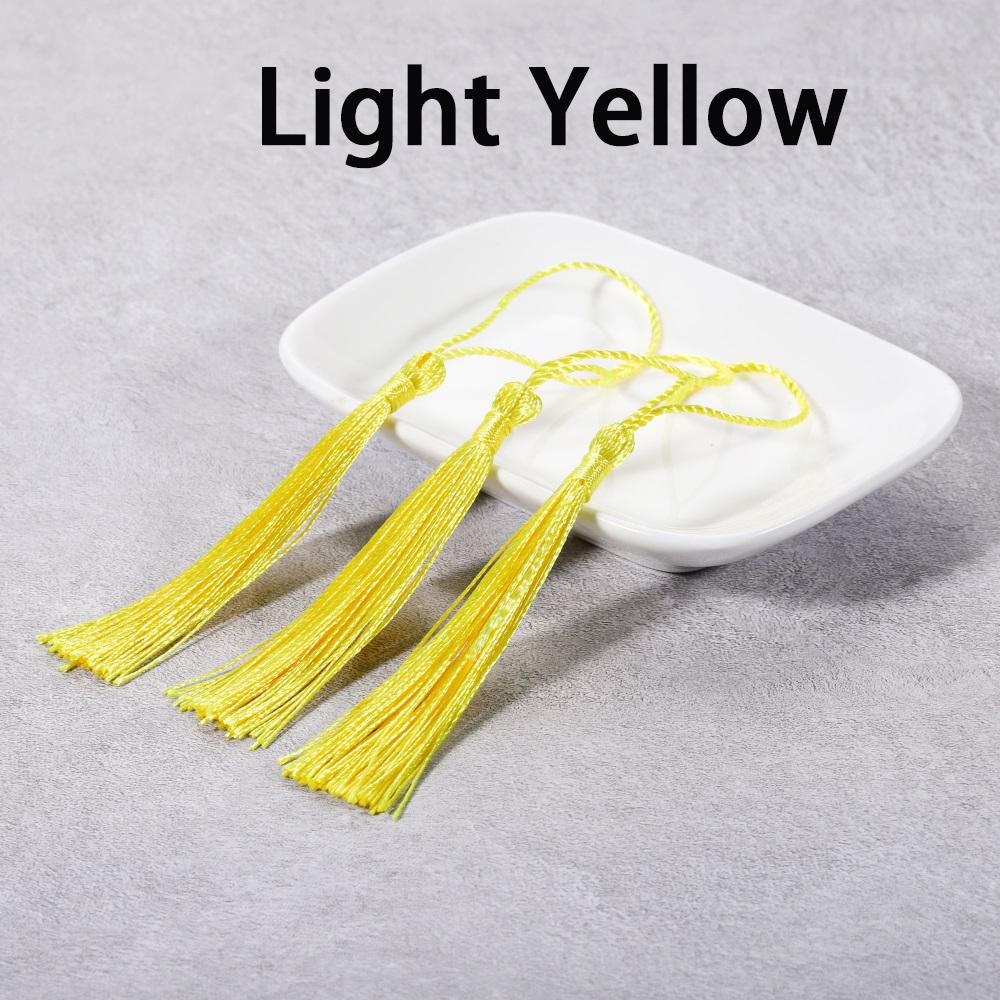 10-30Pcs 70mm Hanging Rope Silk Tassel Fringe For DIY Key Chain Earring Hooks Pendant Jewelry Making Finding Supplie Accessories
