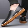 Fashion Slip-On Comfortable Walking Shoes New Men's Fashion Loafers Breathable Casual Dress Shoes Men Lightweight Business Travel Flats