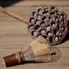 Yamamoto Bamboo Crafts (YAMAMOTOTAKIZAYIKUYA) Made In Japan Mini Tea Whisk (Chasen) Black Bamboo for Outdoor Tea Ceremony