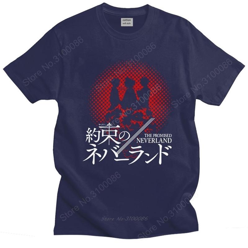 Fashion The Promised Neverland Tshirt Unisex Short Sleeve Yakusoku No Neverland Tee Tops Anime Unisexga T Shirt Cotton Tshirt Merch