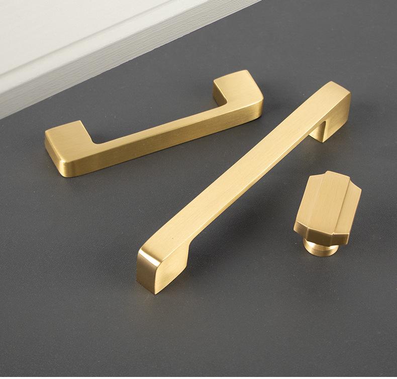 JOYLIFE Brass Handles: Modern Black Cabinet Pulls & Single Hole Drawer Knobs
