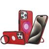 Custodia in Pelle per Apple iPhone16 ProMax - Supporto ad Anello di Ricarica Wireless MagSafe in PU Copertura Due in Uno su iPhone16/15/14/13/12/11/Pro/Plus/Promax